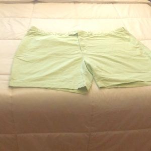 Ralph Lauren Big & Tall Mint Green Cotton Shorts.